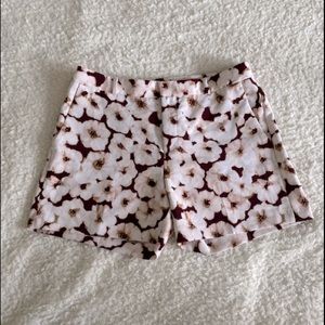 Banana Republic Floral High Rise Dress Shorts